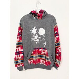 Atuk Nawi Wolves Hoodie Size Large